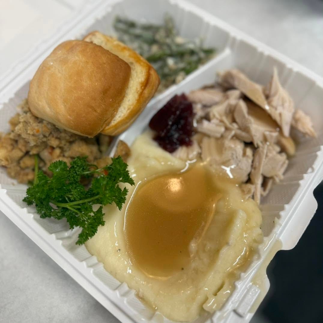 Fresh catering dish from Airport Cafe PDX